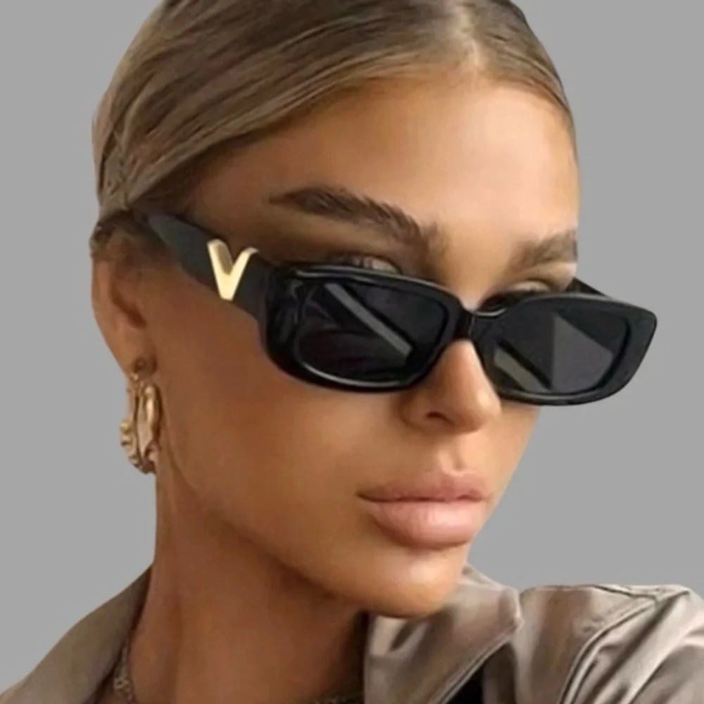 BOGO! The Melrose Sunnies Y2K style rectangle Sunglasses - Boutique NEW